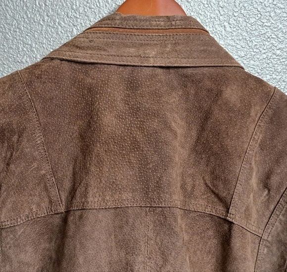 Genuine Suede Charles Klein Jacket   Size M - Picture 10 of 13